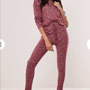 Missguided two piece lounge set